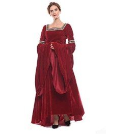 Fantasia Vestido Mulher Medieval Vitoriana Adulto Feminino Fantasia Vestido Mulher Medieval Vitoriana Adulto Feminino