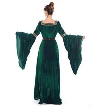 Fantasia Vestido Mulher Medieval Vitoriana Adulto Feminino Fantasia Vestido Mulher Medieval Vitoriana Adulto Feminino