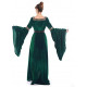 Fantasia Vestido Mulher Medieval Vitoriana Adulto Feminino