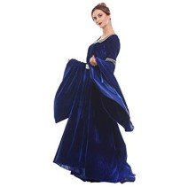 Fantasia Vestido Mulher Medieval Vitoriana Adulto Feminino Fantasia Vestido Mulher Medieval Vitoriana Adulto Feminino