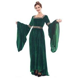 Fantasia Vestido Mulher Medieval Vitoriana Adulto Feminino Fantasia Vestido Mulher Medieval Vitoriana Adulto Feminino