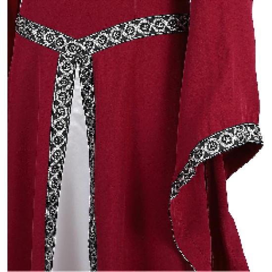 Fantasia Vestido Mulher Vitoriana Medieval Adulto Feminino