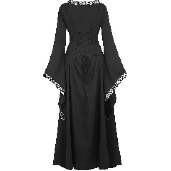 Fantasia Vestido Mulher Vitoriana Medieval Adulto Feminino