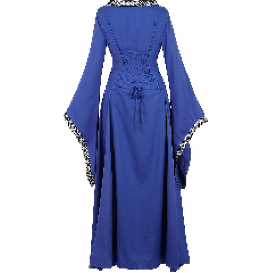 Fantasia Vestido Mulher Vitoriana Medieval Adulto Feminino