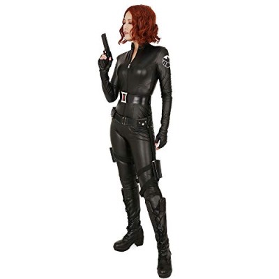 Fantasia Viúva Negra Luxo Adulto Os Vingadores Cosplay Fantasia Viúva Negra Luxo Adulto Os Vingadores Cosplay