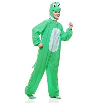 Fantasia Yoshi Macacão Adulto Feminino Fantasia Yoshi Macacão Adulto Feminino