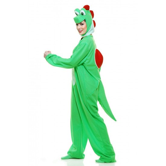 Fantasia Yoshi Macacão Adulto Feminino