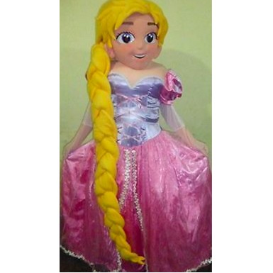 Mascote Princesa Rapunzel Luxo Mascote Princesa Rapunzel Luxo