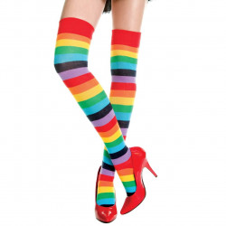 Meia Calça Listradas Colorida