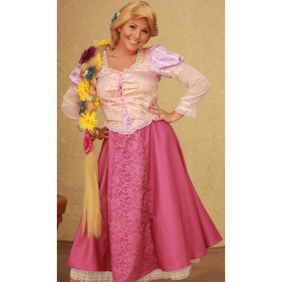Peruca Adulto Rapunzel Enrolados Trança Luxo Peruca Adulto Rapunzel Enrolados Trança Luxo