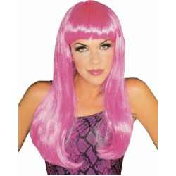 Peruca Adulto Rosa Sexy