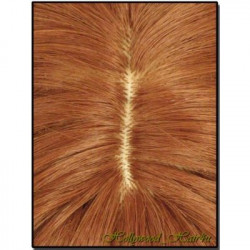 Peruca Adulto Ruiva Com Franjas Fibra Sintética Natural