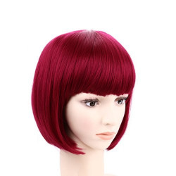 Peruca Adulto Sexy Chanel Vermelho