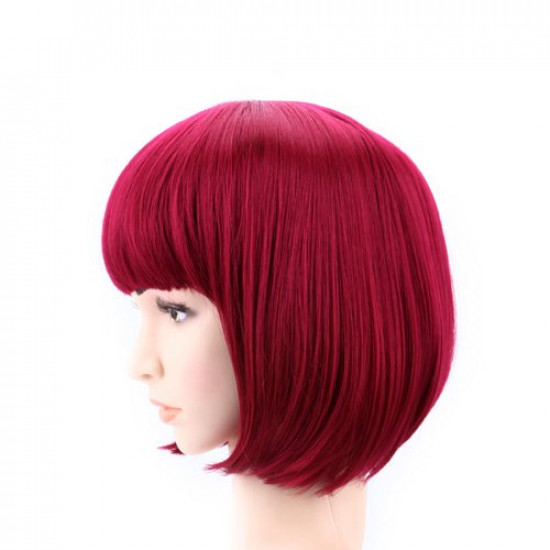 Peruca Adulto Sexy Chanel Vermelho