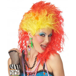 Peruca anos 80 Feminino Cindy Lauper Adulto