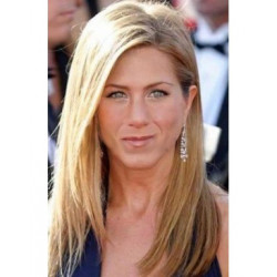 Peruca Jennifer Aniston Celebridade Loira Cabelo Humano Remy