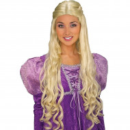 Peruca loira Rapunzel Luxo