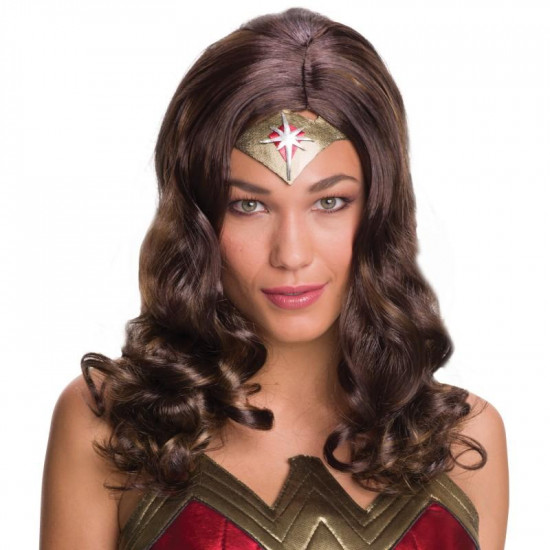 Peruca Mulher Maravilha A Origem da Justiça Adulto