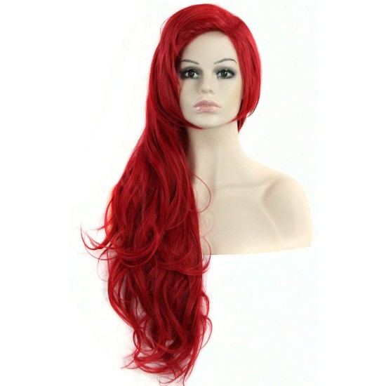Peruca Pequena Sereia Ariel Adulto Luxo Peruca Pequena Sereia Ariel Adulto Luxo