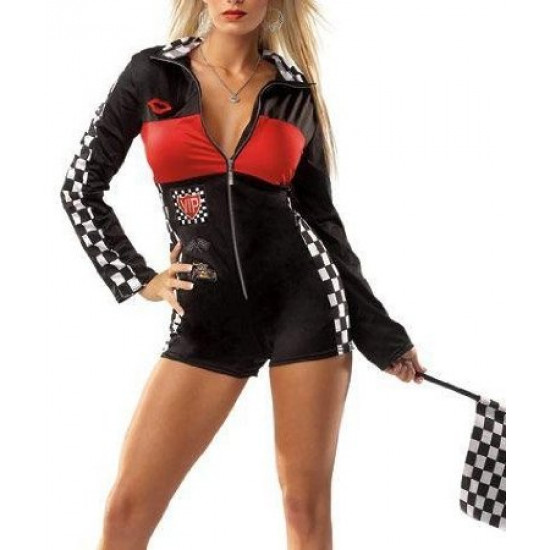 Roupa de Piloto de Carros de Corrida Adulto Feminino