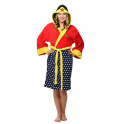 Roupão da Mulher Maravilha Luxo Adulto