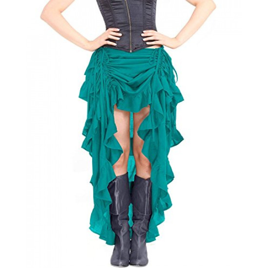 Saia Velho Oeste Luxo Adulto Feminino Várias Cores