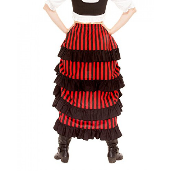 Saia Velho Oeste Luxo Adulto Feminino Várias Cores