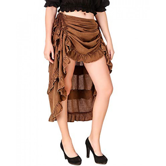 Saia Velho Oeste Luxo Adulto Feminino Várias Cores