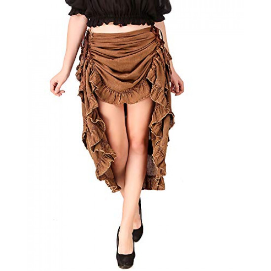 Saia Velho Oeste Luxo Adulto Feminino Várias Cores