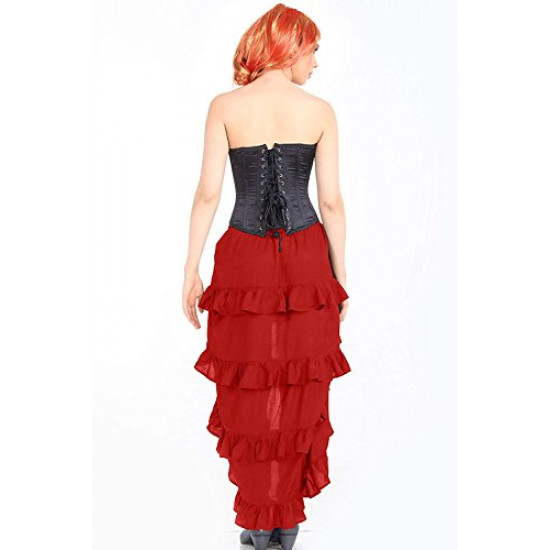 Saia Velho Oeste Luxo Adulto Feminino Várias Cores