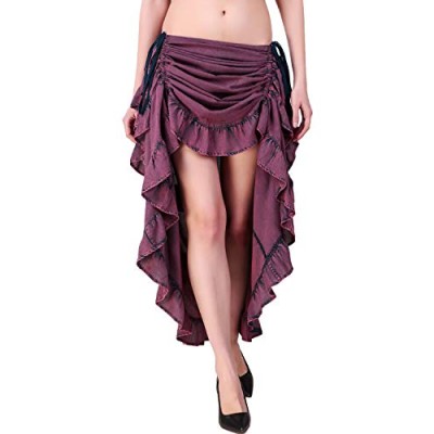 Saia Velho Oeste Luxo Adulto Feminino Várias Cores