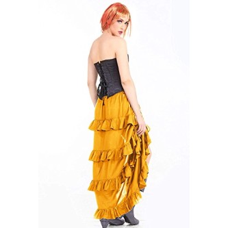 Saia Velho Oeste Luxo Adulto Feminino Várias Cores
