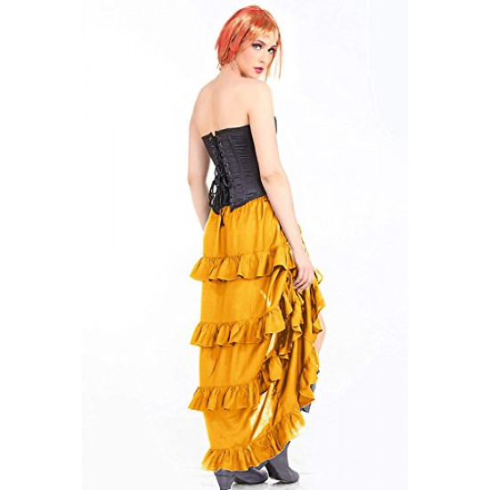 Saia Velho Oeste Luxo Adulto Feminino Várias Cores