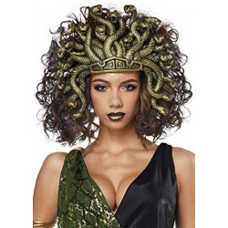 Tiara Coroa Medusa Dourada