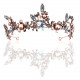 Tiara Coroa Princesa Profissional Floral Adulto