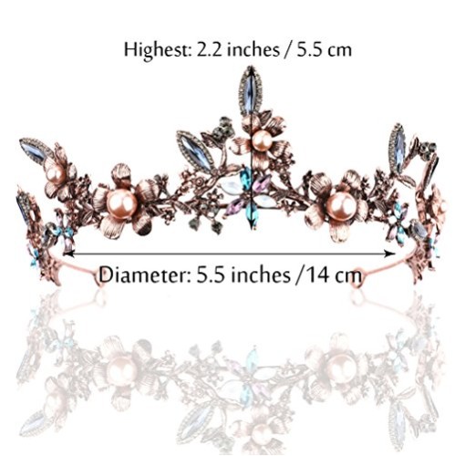 Tiara Coroa Princesa Profissional Floral Adulto Tiara Coroa Princesa Profissional Floral Adulto