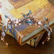 Tiara Coroa Princesa Profissional Floral Adulto
