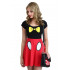 Vestido Fantasia Mickey Adolescente Luxo