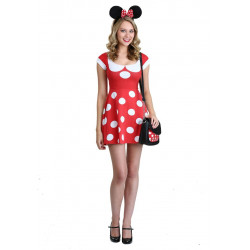 Vestido Fantasia Minnie Adolescente Luxo