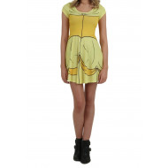 Vestido Fantasia Princesa Bela Disney Luxo