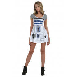 Vestido Fantasia R2D2 Star Wars Adolescente