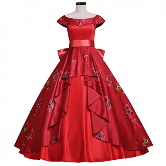 Vestido Princesa Elena de Avalor Cosplay Adulto Luxo Vestido Princesa Elena de Avalor Cosplay Adulto Luxo