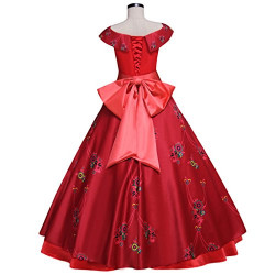 Vestido Princesa Elena de Avalor Cosplay Adulto Luxo