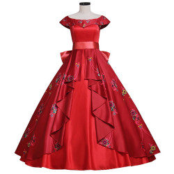 Vestido Princesa Elena de Avalor Cosplay Adulto Luxo