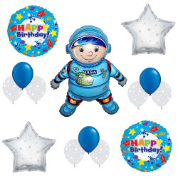Balão Naves Espacial Astronauta e Estrelas Luxo