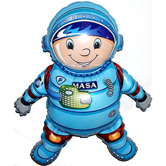 Balão Naves Espacial Astronauta e Estrelas Luxo
