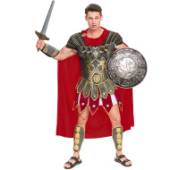 Fantasia Gladiador Grego Adulto Luxo 