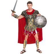 Fantasia Gladiador Grego Adulto Luxo 