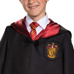 Fantasia Casa Grifinória Manto Luxo Harry Potter Infantil
