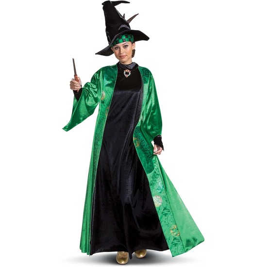 Fantasia Professor McGonagall Minerva Harry Potter Clássica Fantasia Professor McGonagall Minerva Harry Potter Clássica